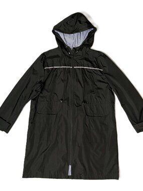 Jasambac Rain Jacket Women XL Lightweight Raincoat Hooded Waterproof Windbreaker